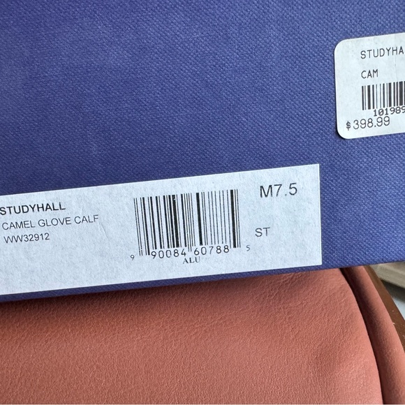 Studded Tan Heeled Sandals - Picture 3 of 6